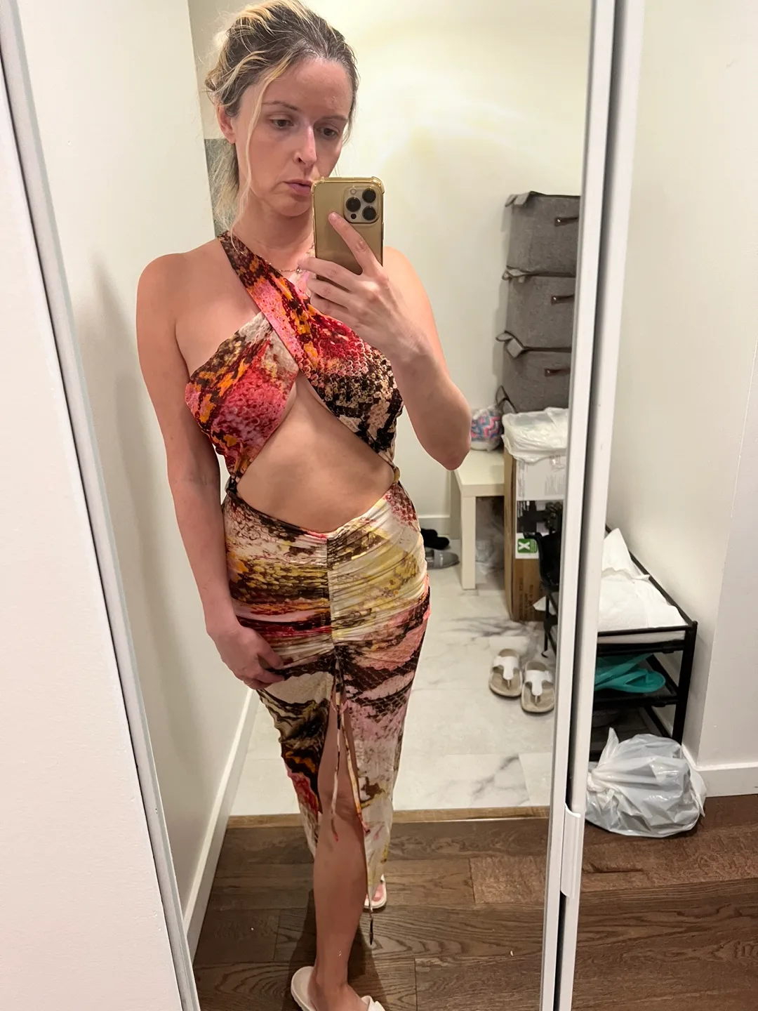 Vacation 🏝️☀️🦁Party Tulum style long dress image indicator(2)