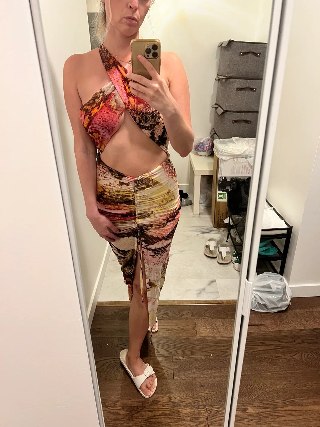 Vacation 🏝️☀️🦁Party Tulum style long dress image indicator(6)