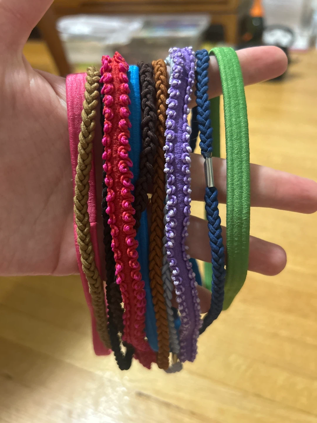 Assorted elastic headbands