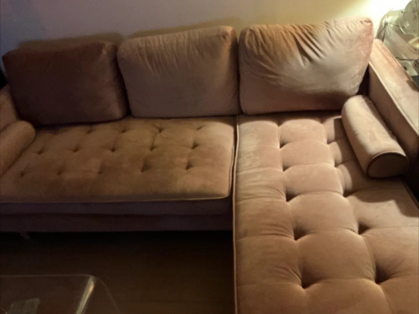 Sectional Sofa -Salmon