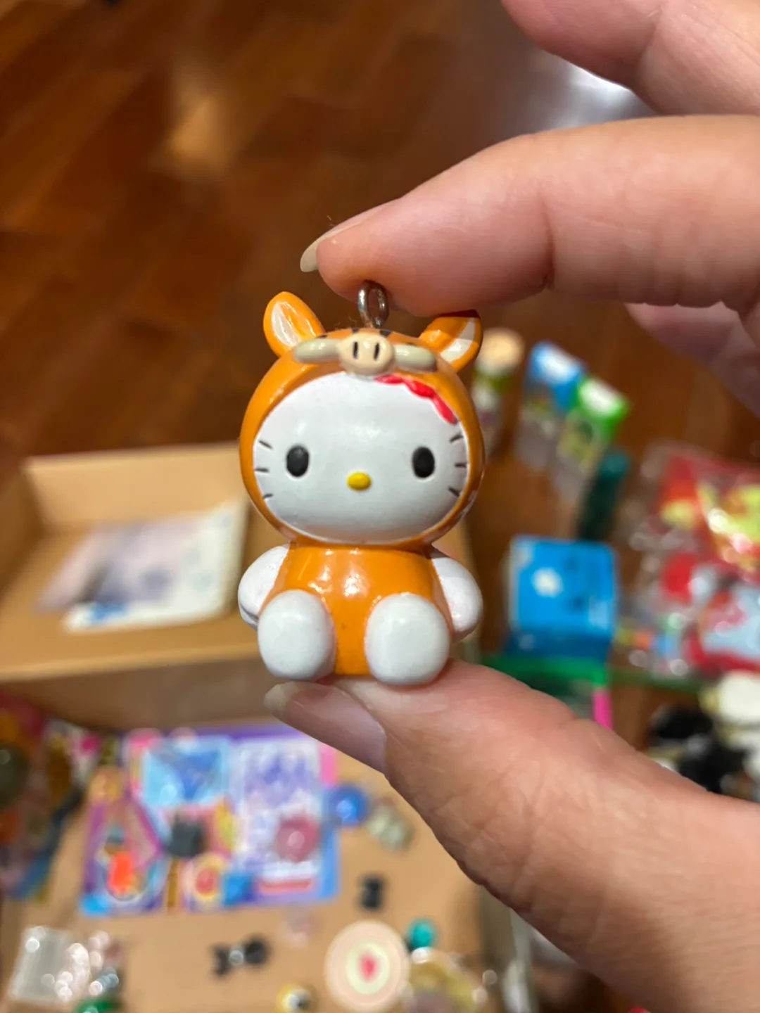 Hello Kitty Keychain - Boar Zodiac Costume thumbnail