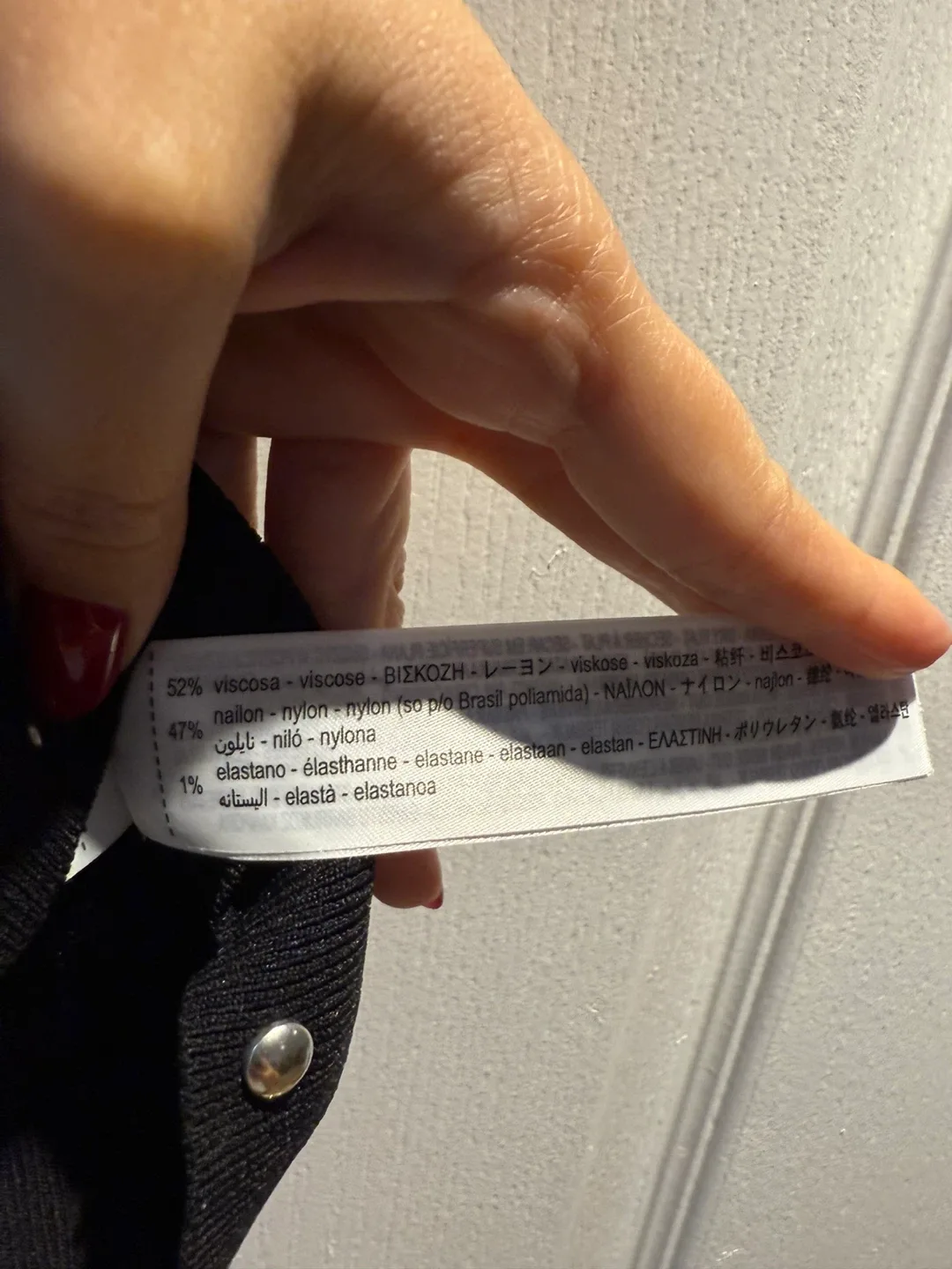 Zara Black Halter Top with Studs image indicator(9)