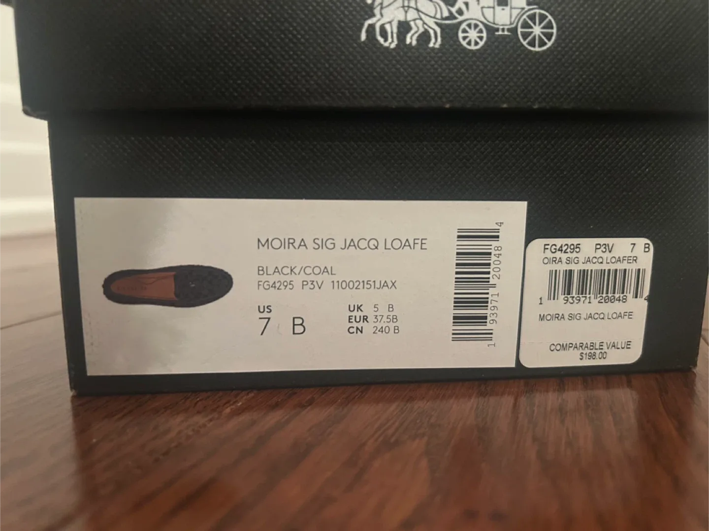 Coach Moira Sig Jacq Loafer Size 7B - New in Box! image indicator(2)