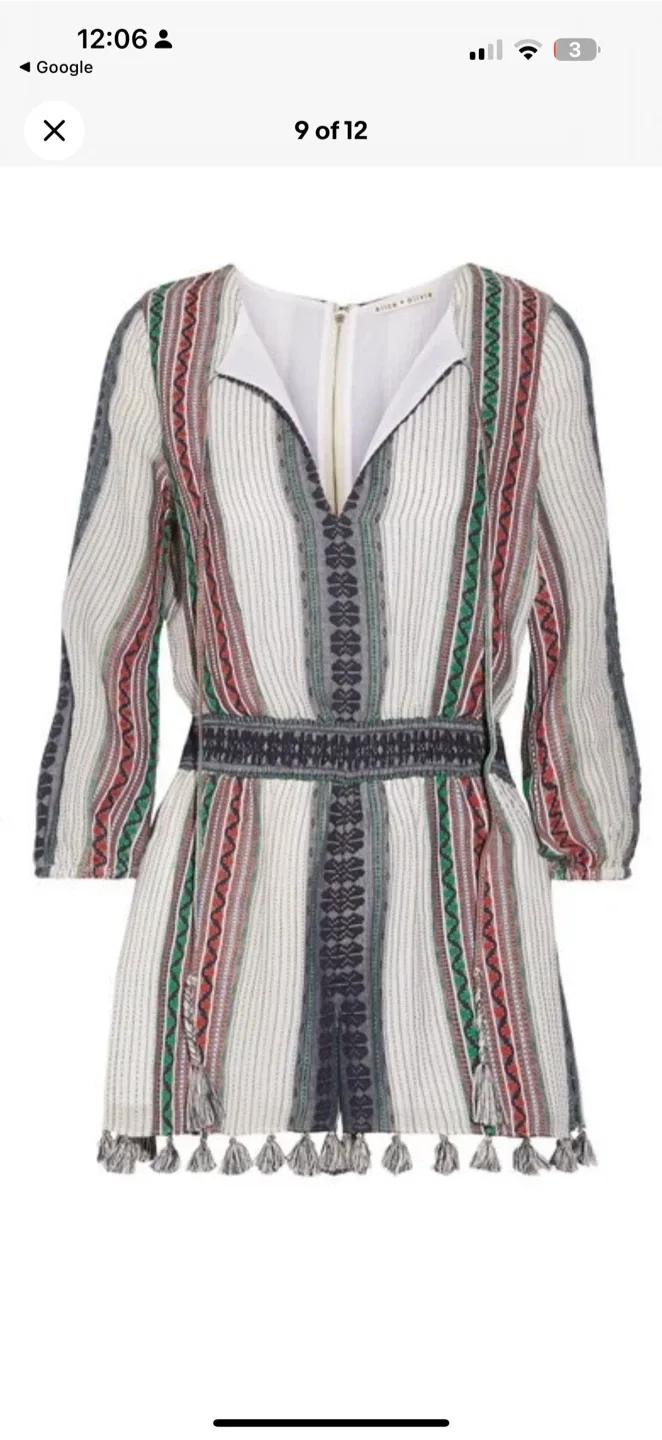 Alice + Olivia Boho dress- Size M image indicator(3)