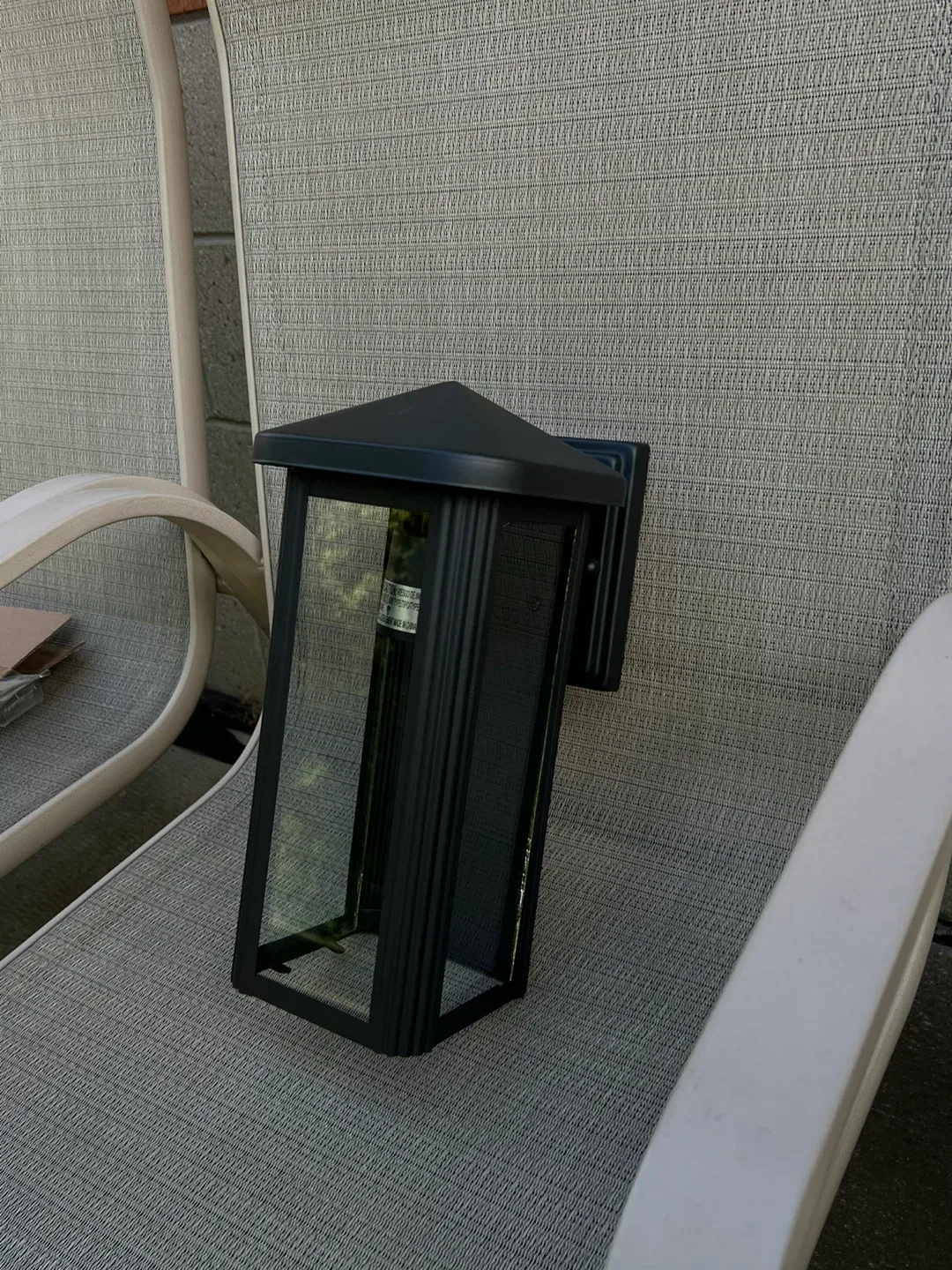 Brand NEW Hampton Bay Granby Outdoor Lights 2-Pack – Black 12” image indicator(8)