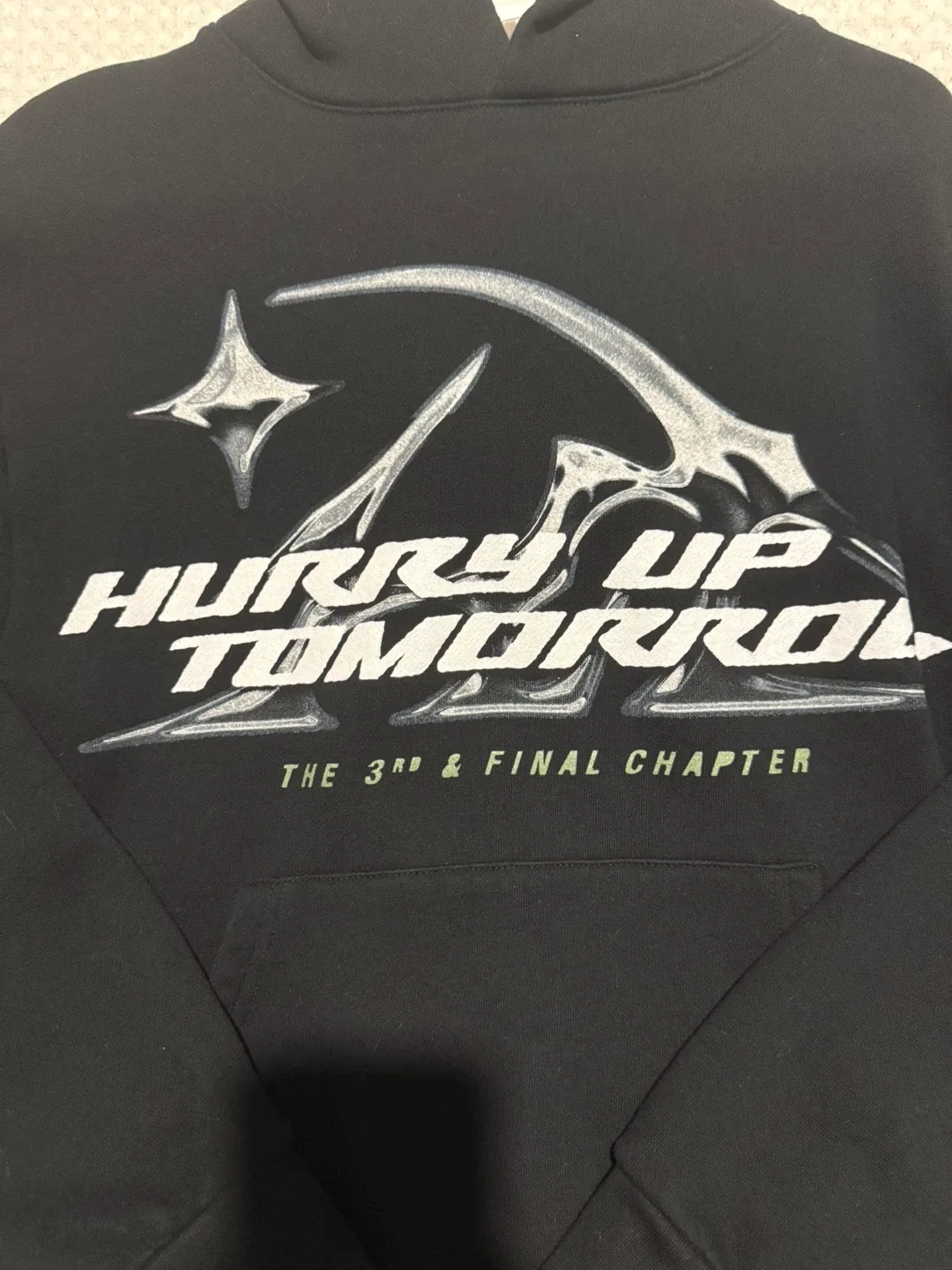 Hurry Up Tomorrow Black Hoodie THE WEEKND image indicator(2)