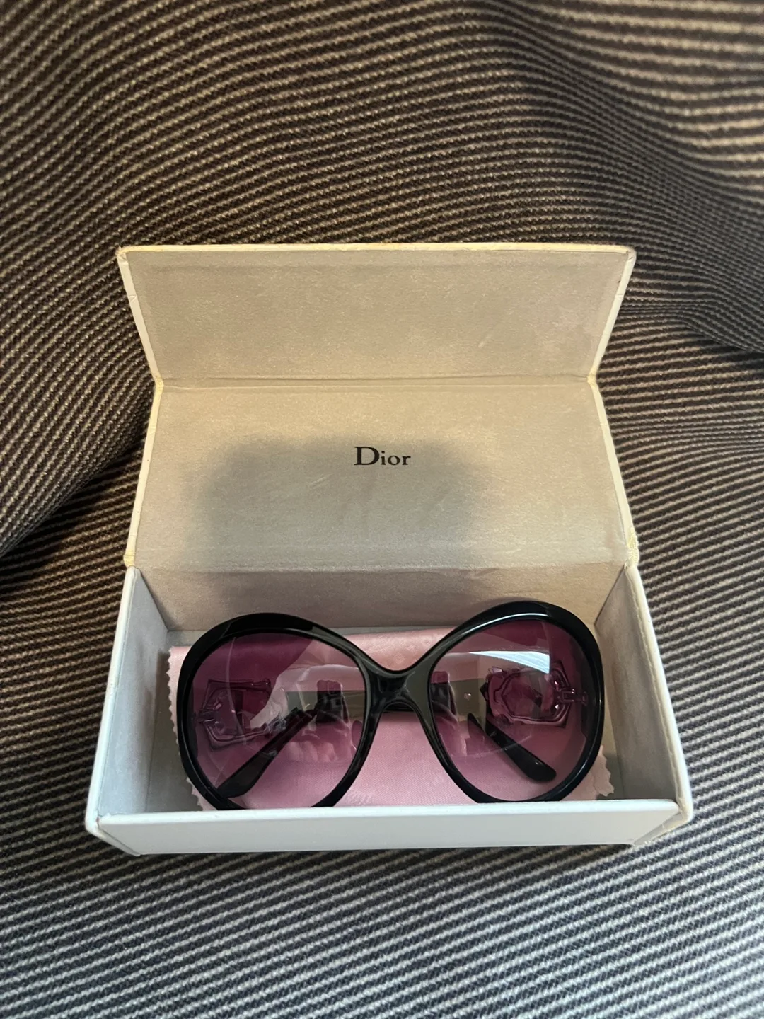 Dior CD7065 Black Sunglasses w/ Box thumbnail