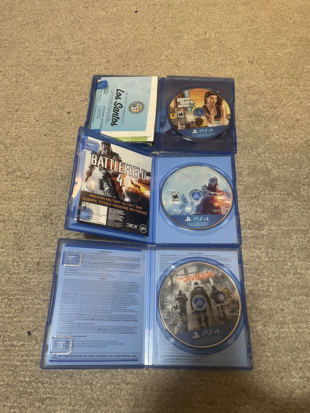 PS4 Games: GTA V, The Division, Battlefield V - photo 2