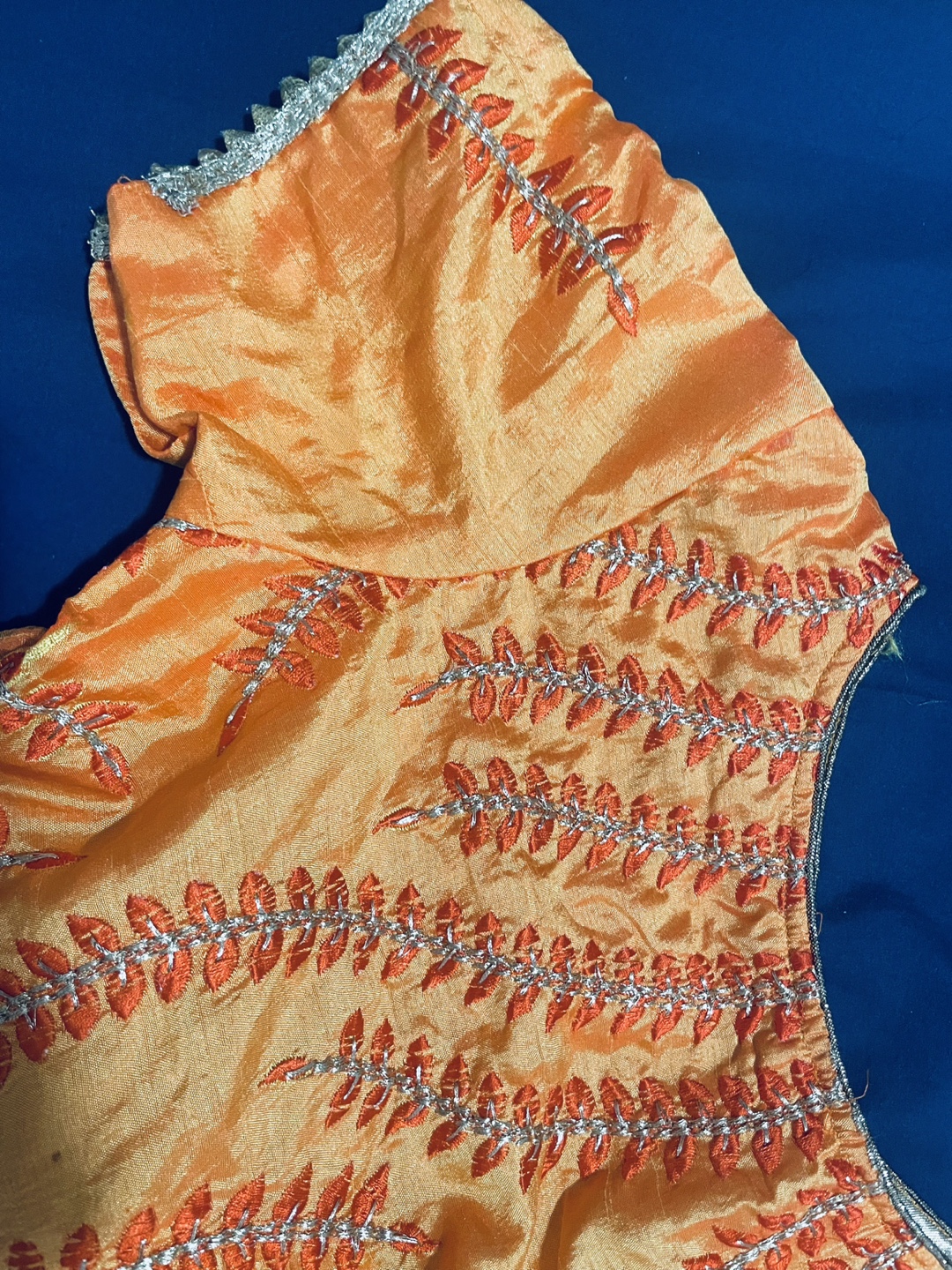 Orange Embroidered Blouse 🥕 - photo 3
