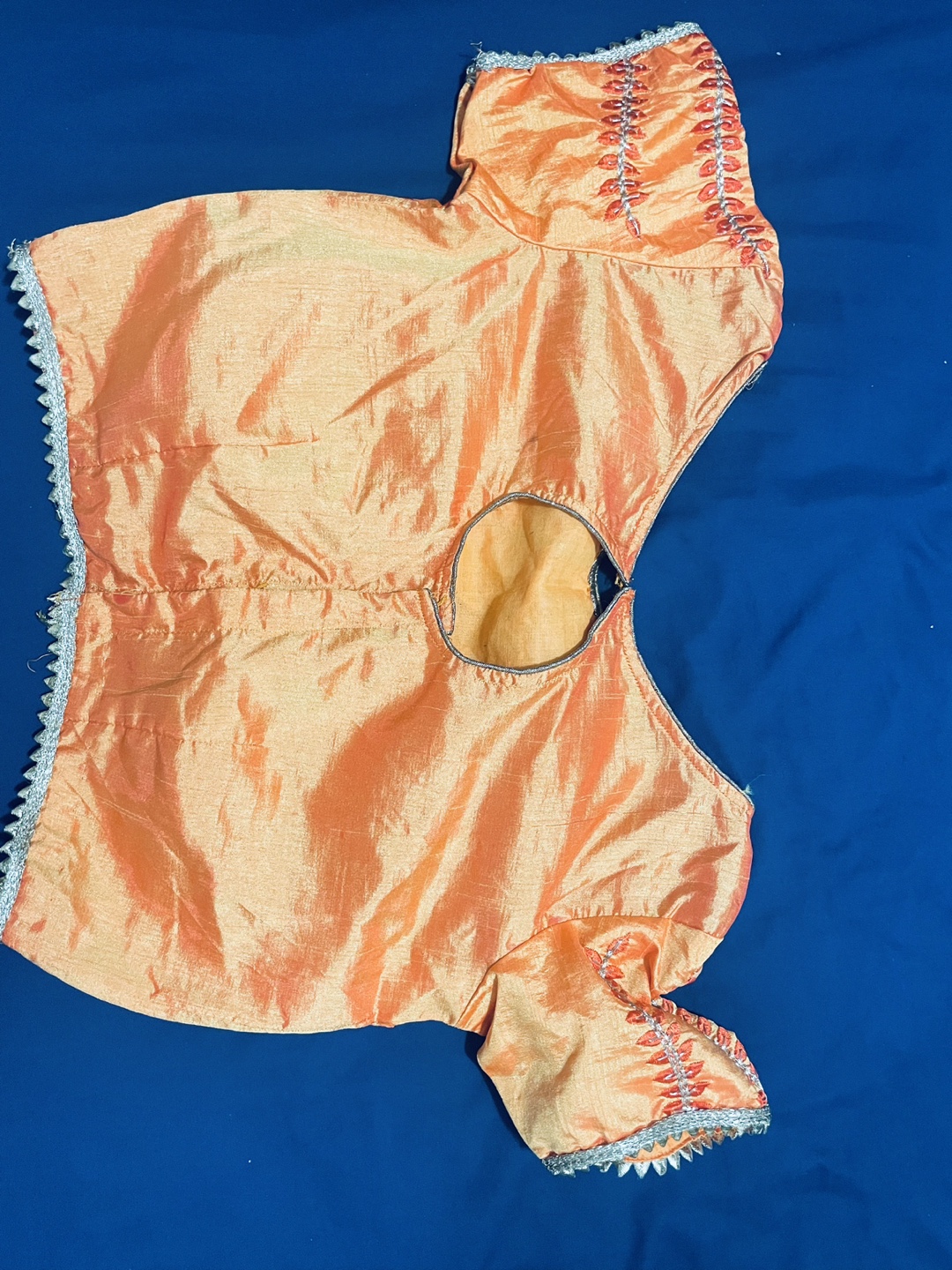 Orange Embroidered Blouse 🥕 - photo 2