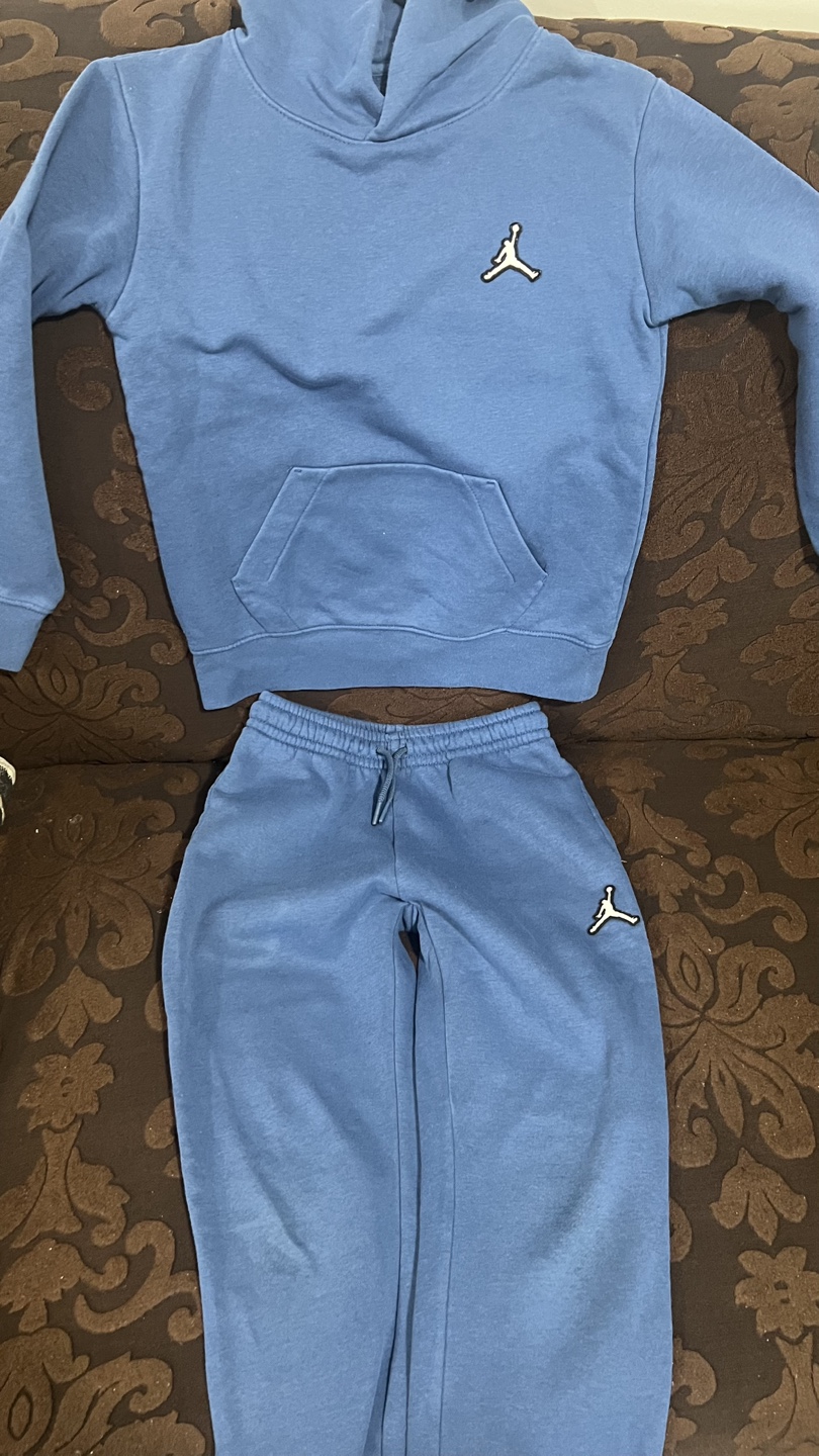 Jordan Kids' Hoodie & Sweatpants Set Blue