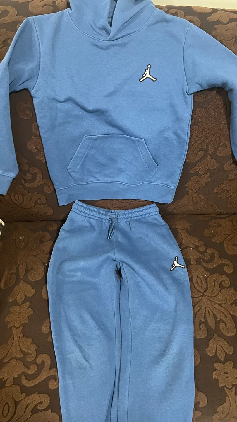Jordan Kids' Hoodie & Sweatpants Set Blue thumbnail