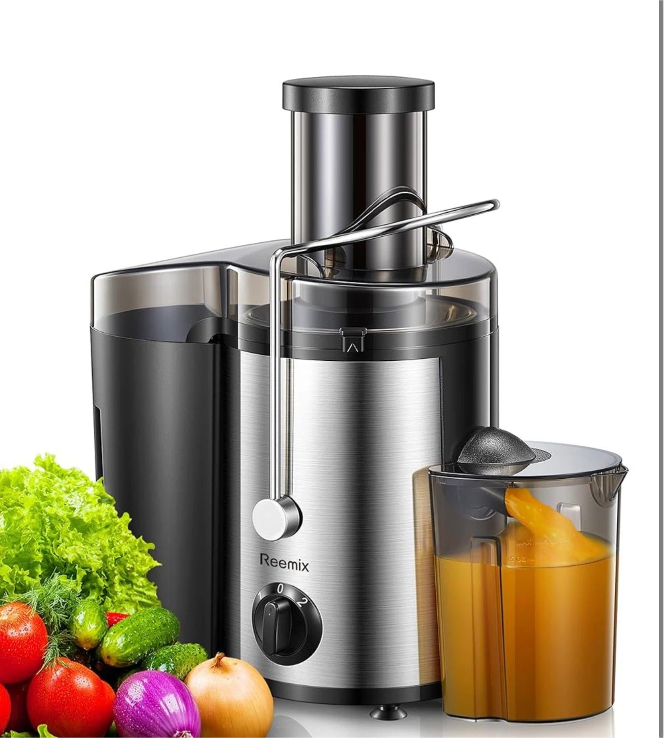 Reemix Juicer - Wide Mouth, Easy Clean