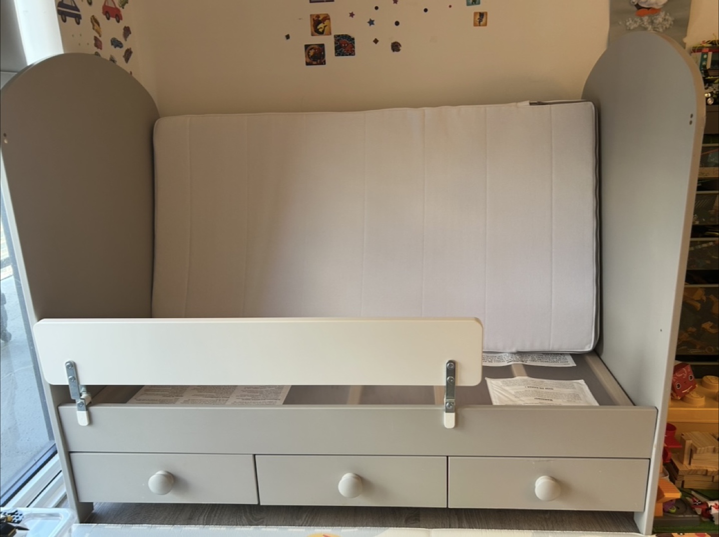 IKEA Grey Baby Crib - photo 4
