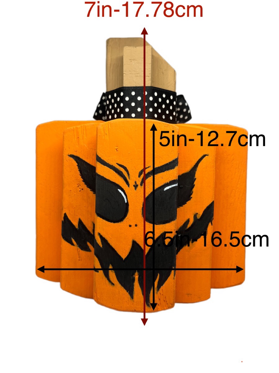 Halloween Set of Wooden Pumpkin & Cat Decor - photo 3
