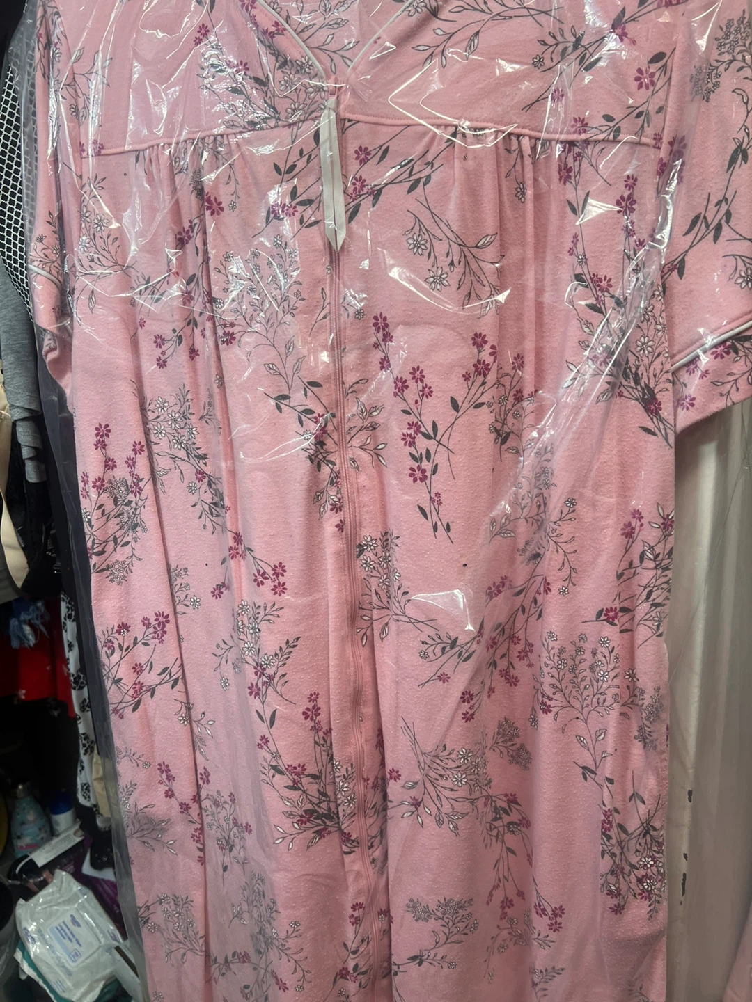 Pink Floral Robe