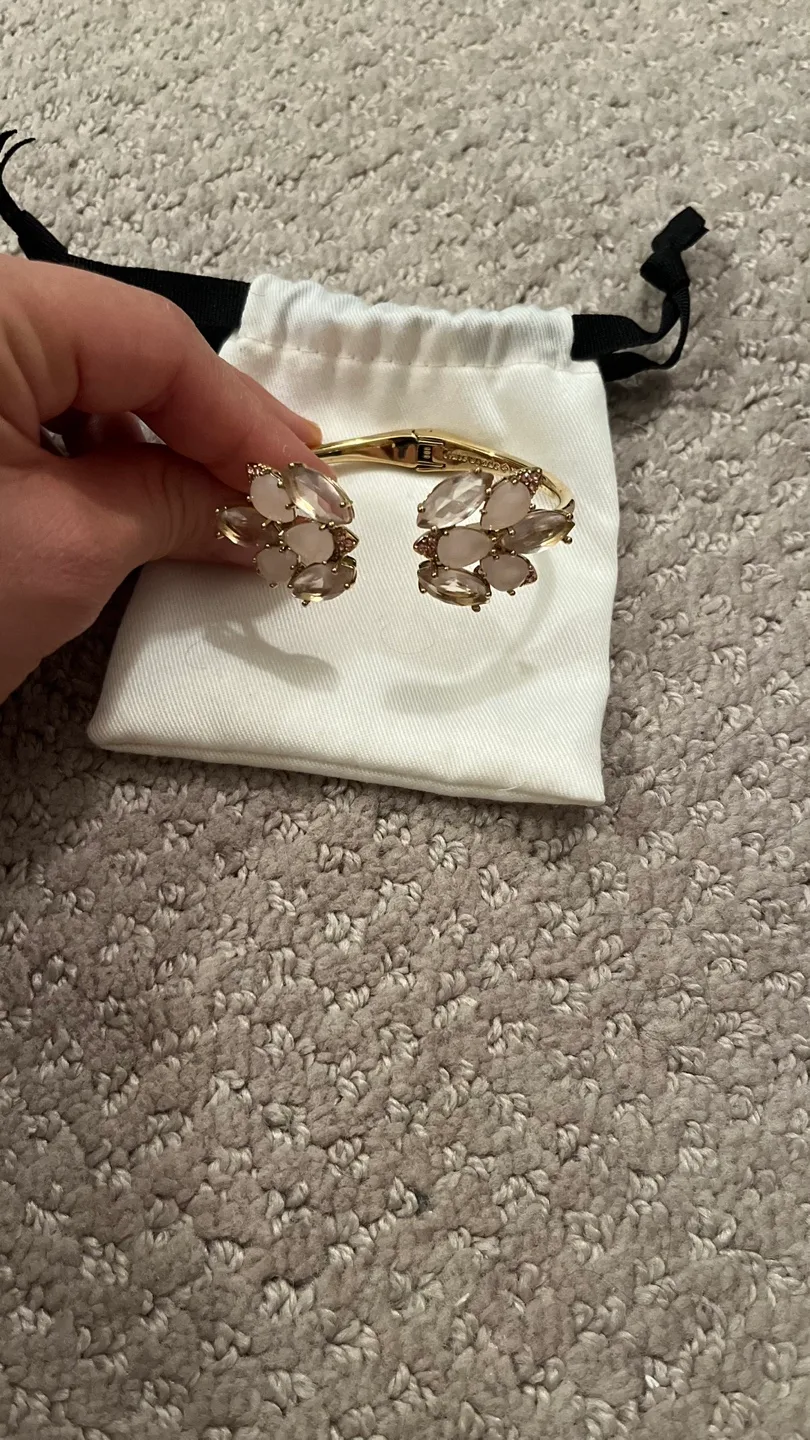 Kate Spade Bangle Bracelet - Gold & Pink thumbnail