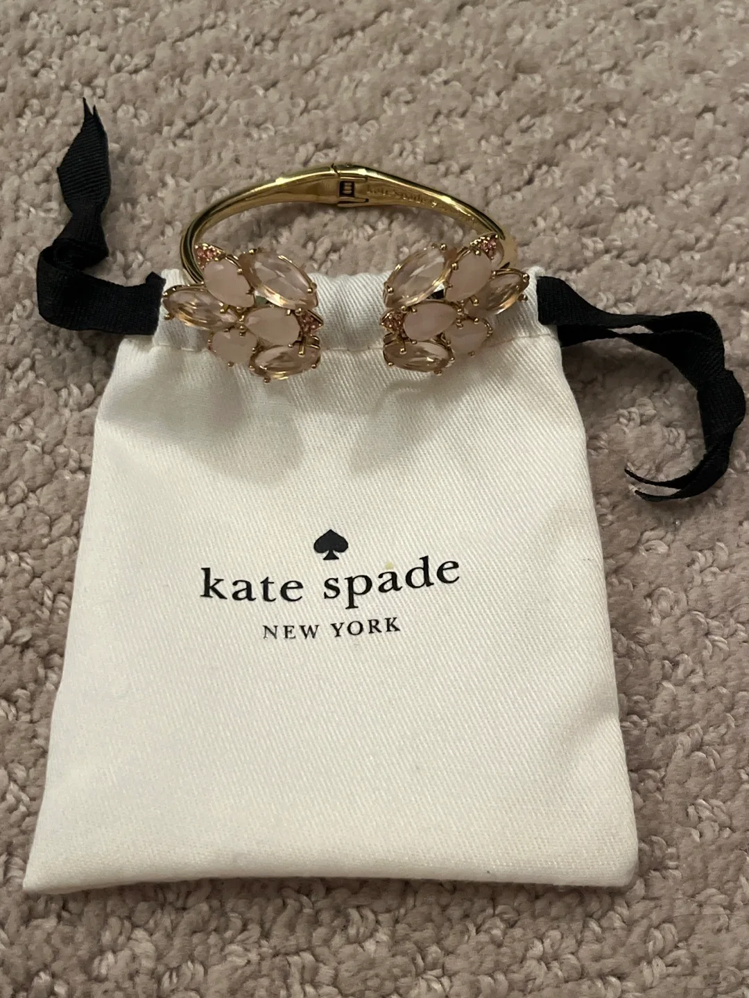 Kate Spade Bangle Bracelet - Gold & Pink image indicator(2)