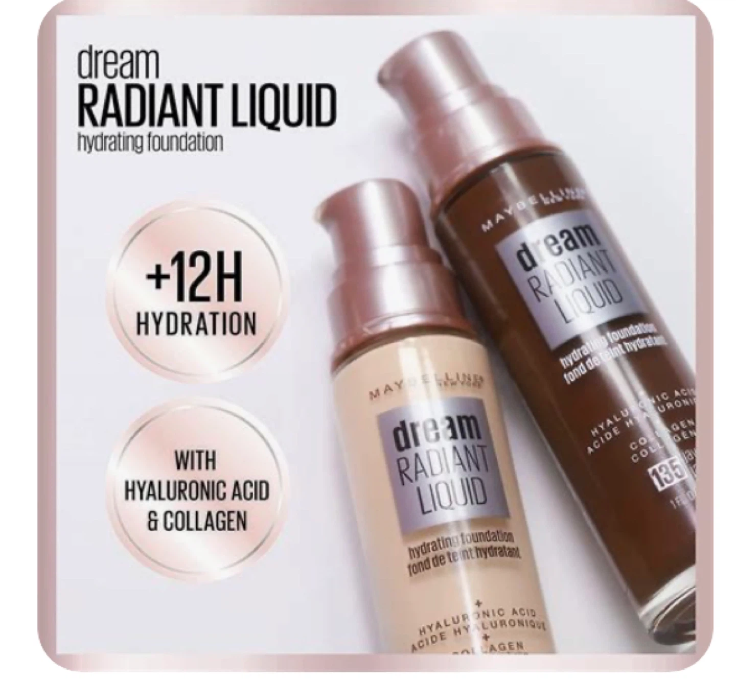 Maybelline Dream Radiant Liquid Foundation - Sandy Beige