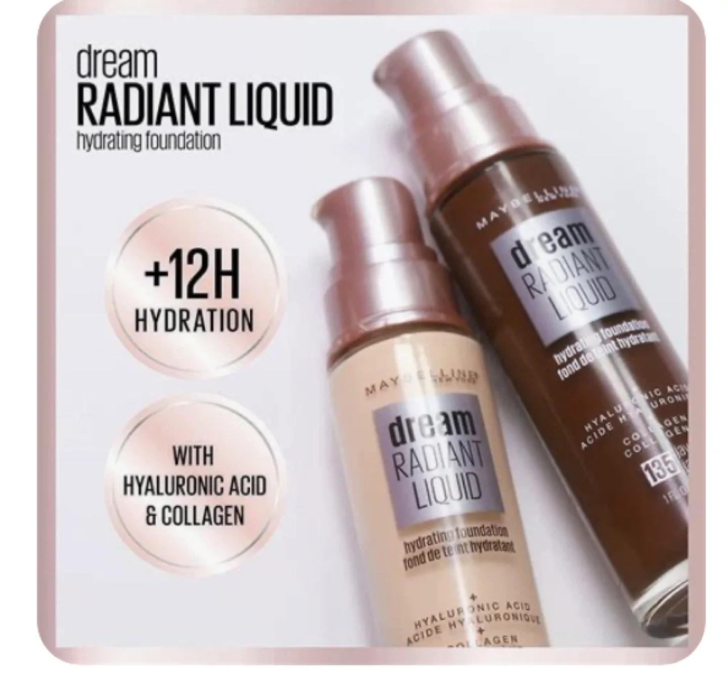 New Maybelline Dream Radiant Liquid Foundation - Sandy Beige thumbnail