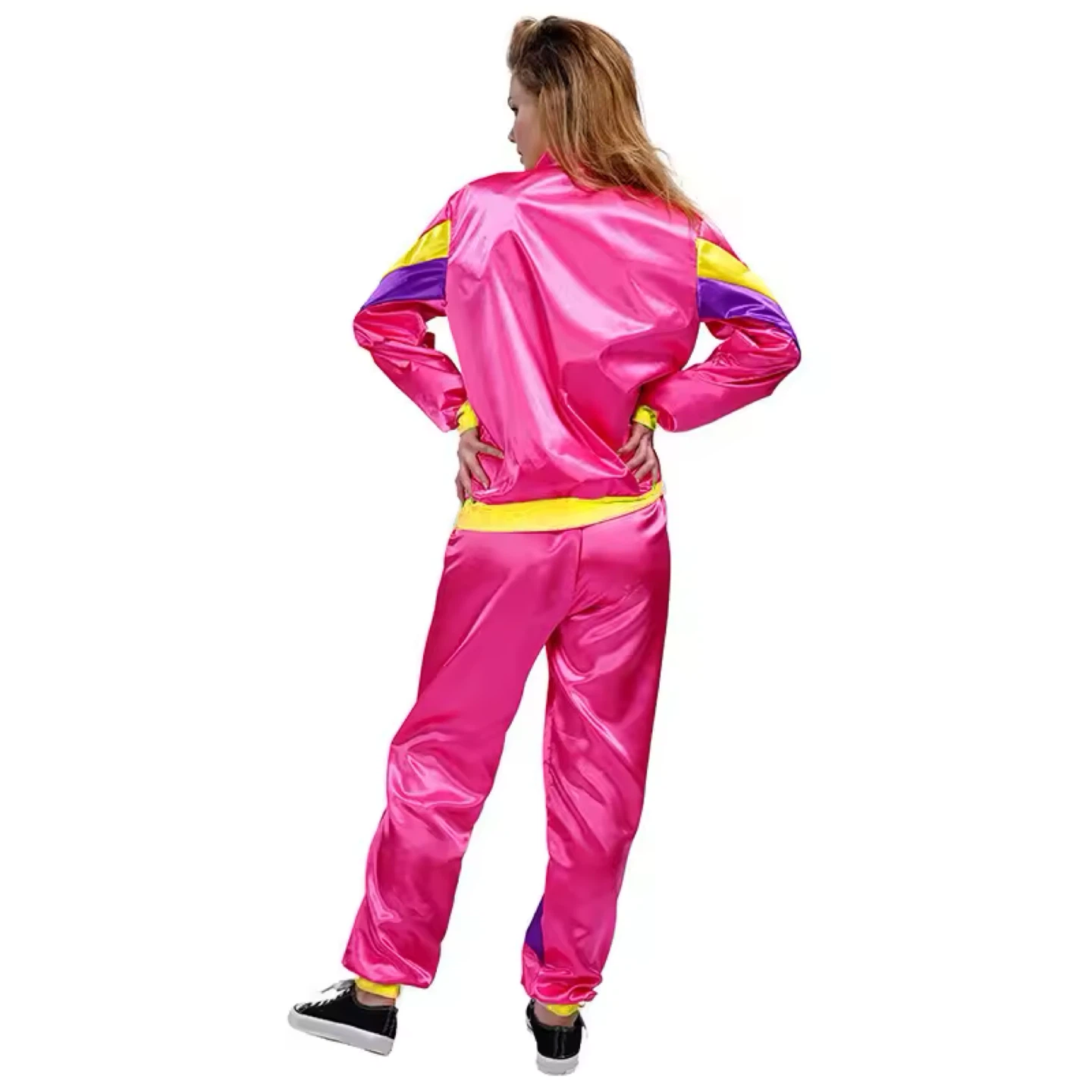 Pink 80s Tracksuit Costume - One Size - photo 2