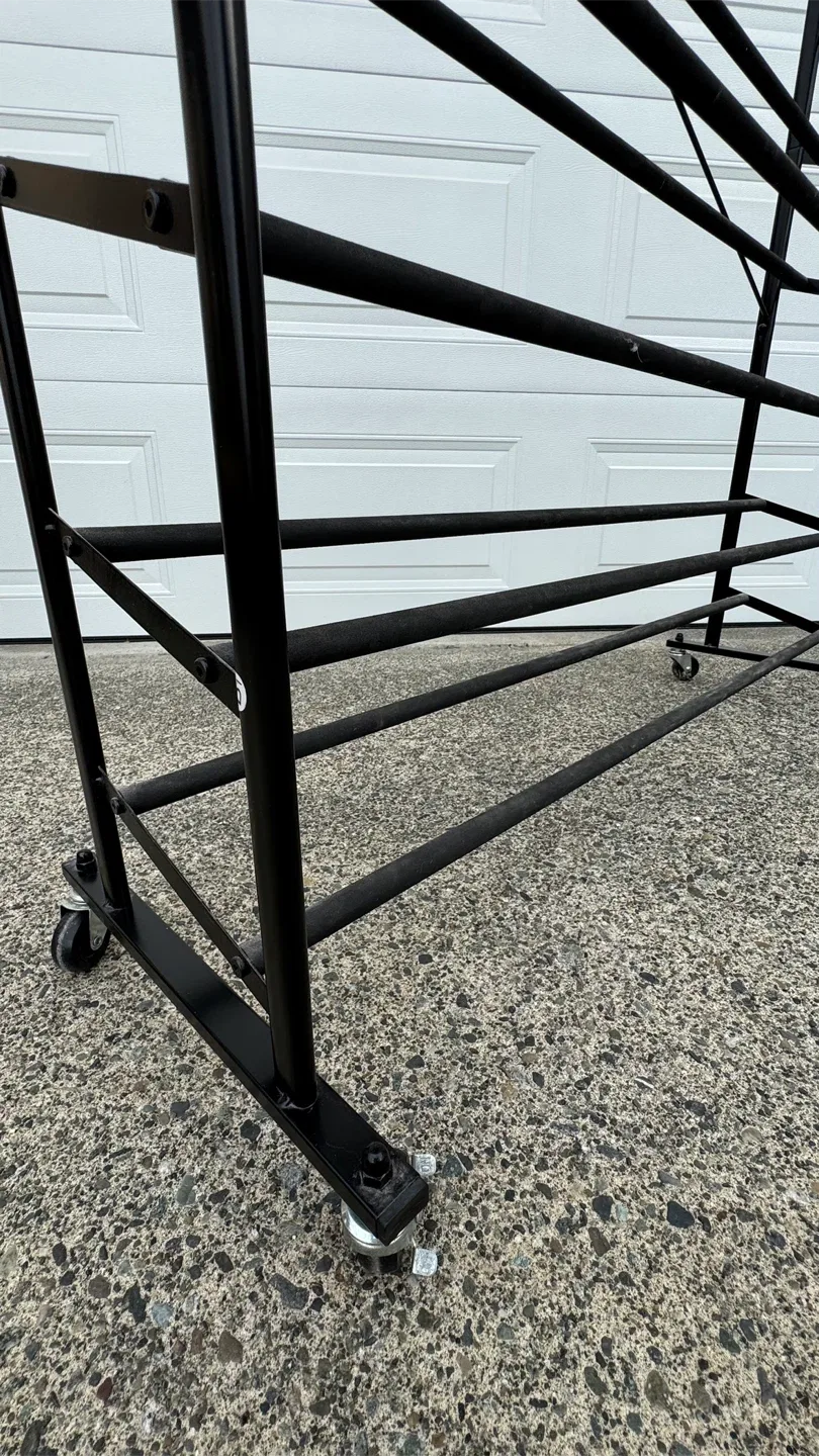 10-Tier Metal Shoe Rack - Black image indicator(6)