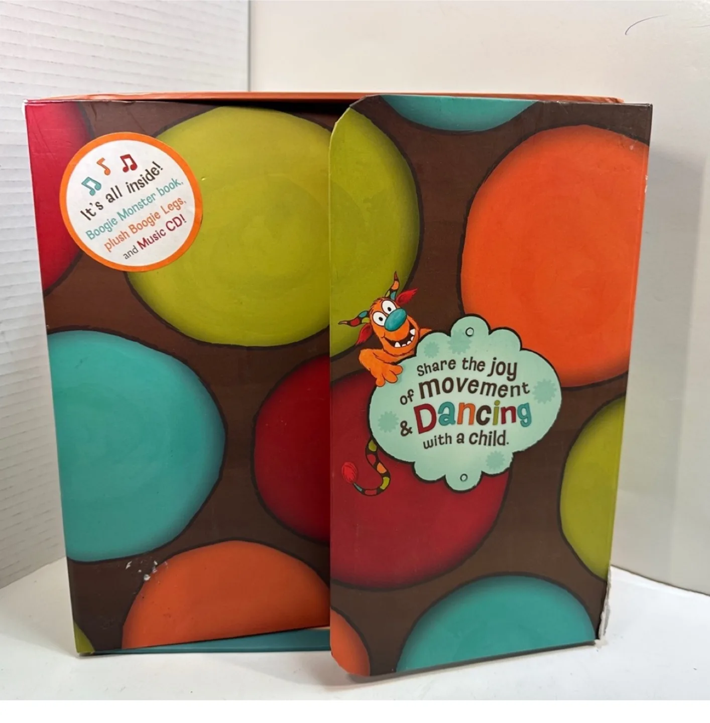 Boogie Monster Book with Plush Legs and Music CD thumbnail
