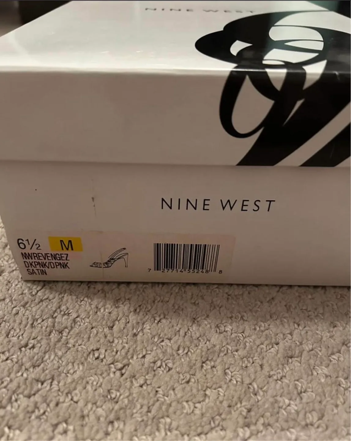 Nine West Revengez Heels Size 6.5M Dark Pink image indicator(3)