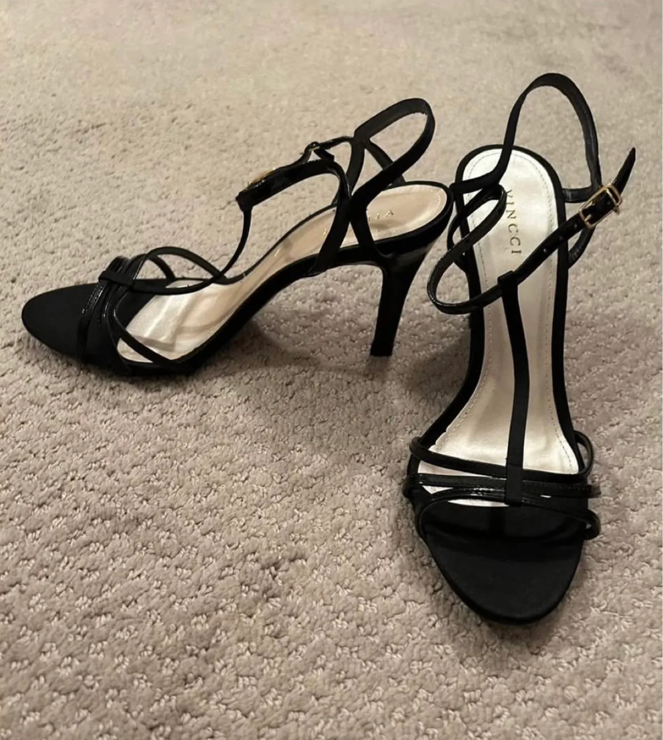Vincci Black Heels Size 7 image indicator(2)
