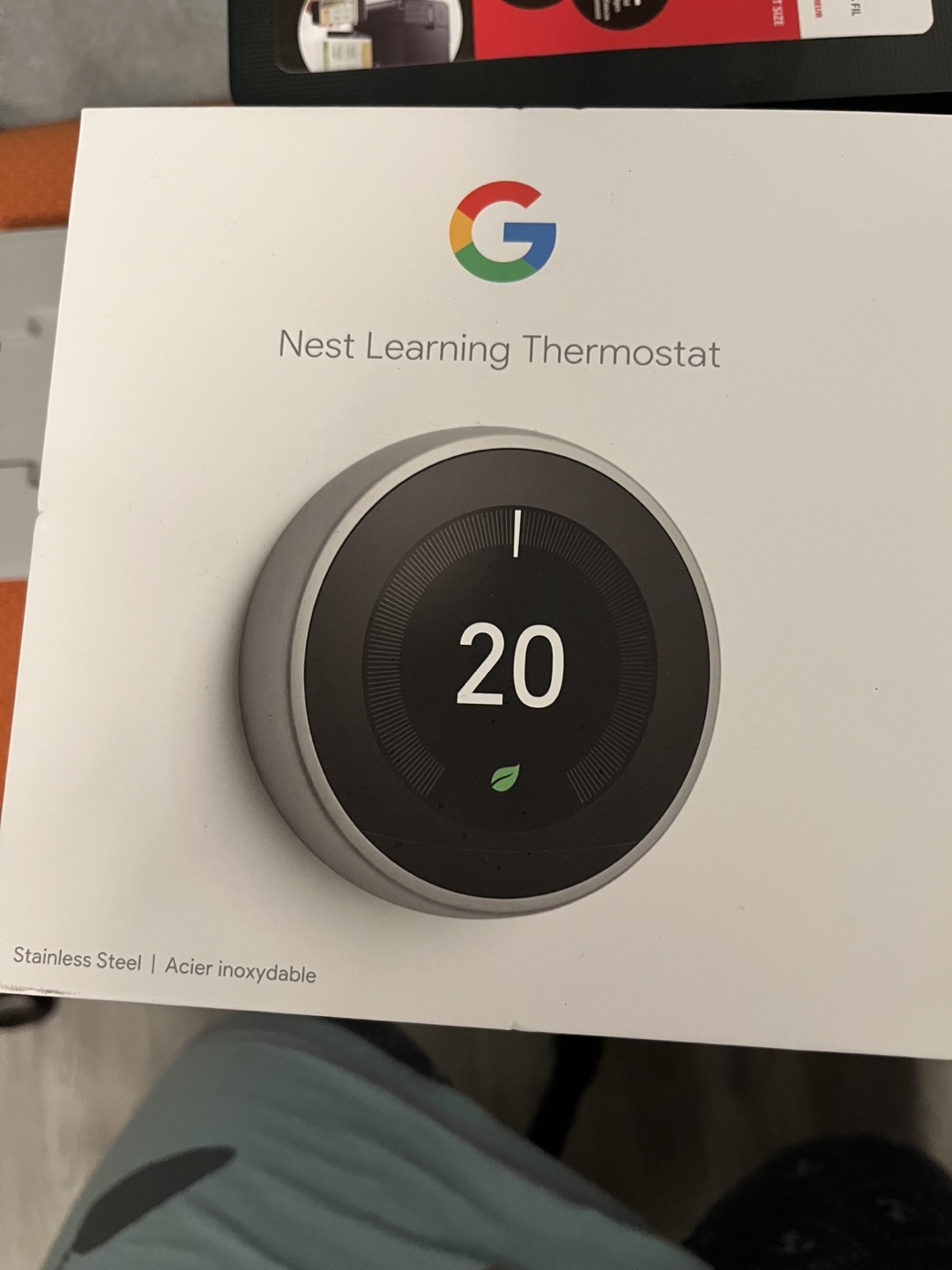 Nest Learning Thermostat - Stainless Steel - photo 2