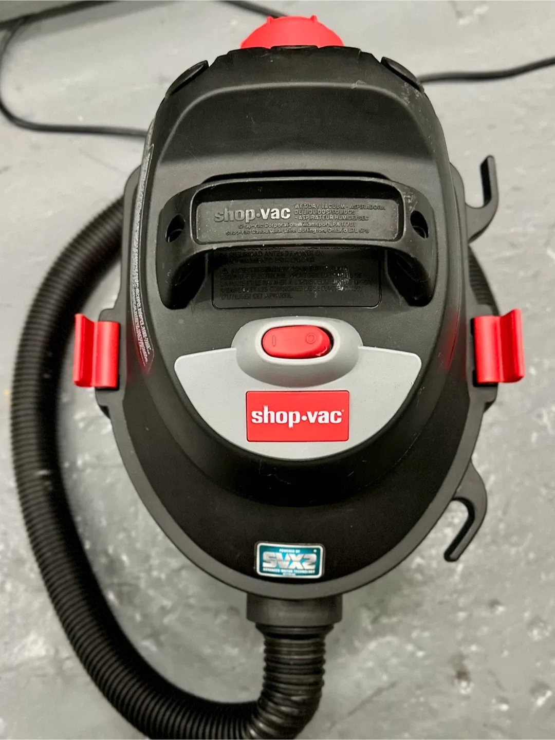 Shop-Vac Wet/Dry Vacuum SVX2. Mod. ESSSQ550 image indicator(5)