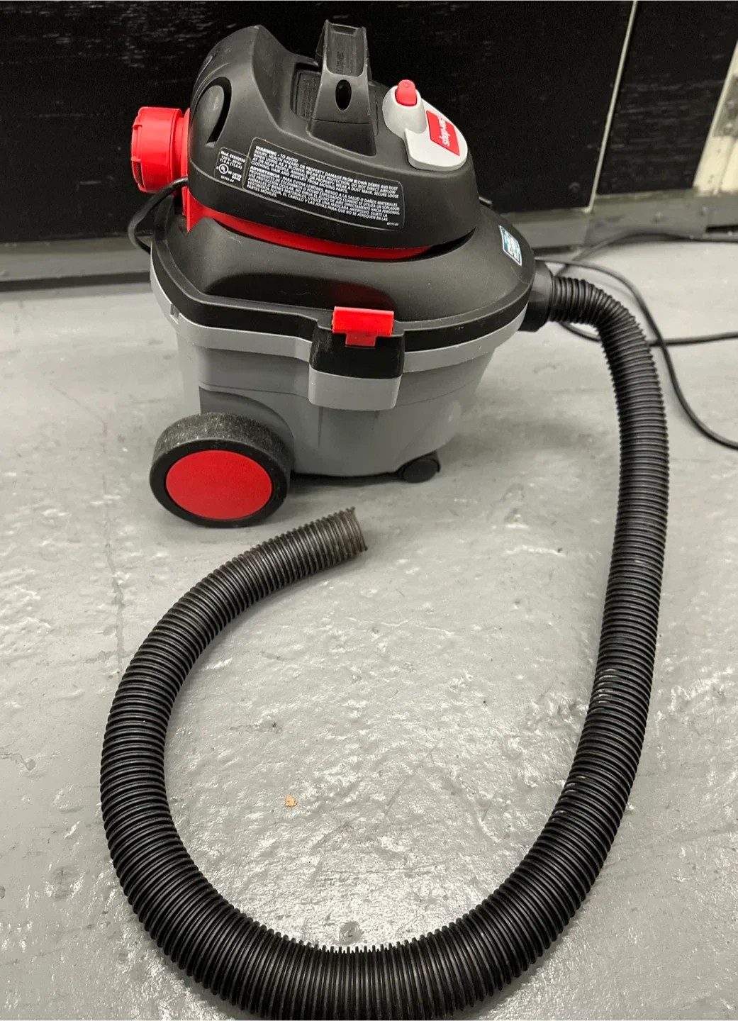 Shop-Vac Wet/Dry Vacuum SVX2. Mod. ESSSQ550 image indicator(4)