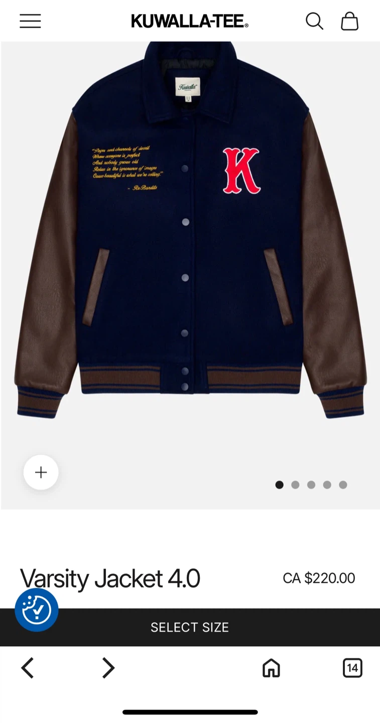 Kuwalla Varsity Jacket 4.0 - Size S - photo 5