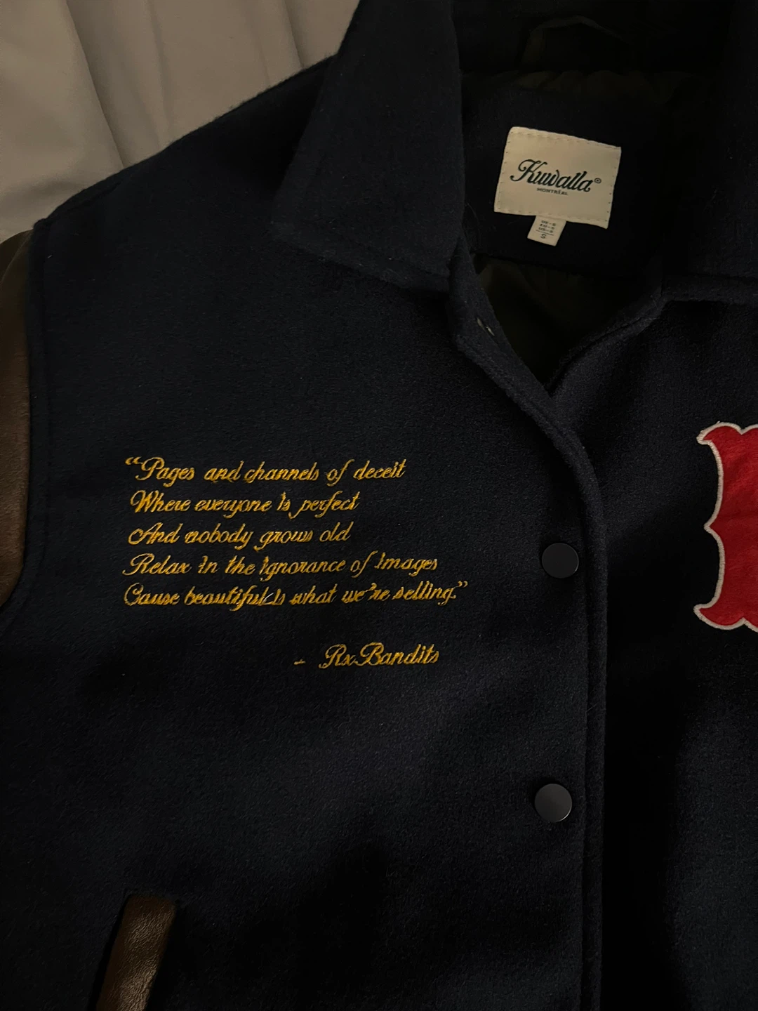 Kuwalla Varsity Jacket 4.0 - Size S - photo 2