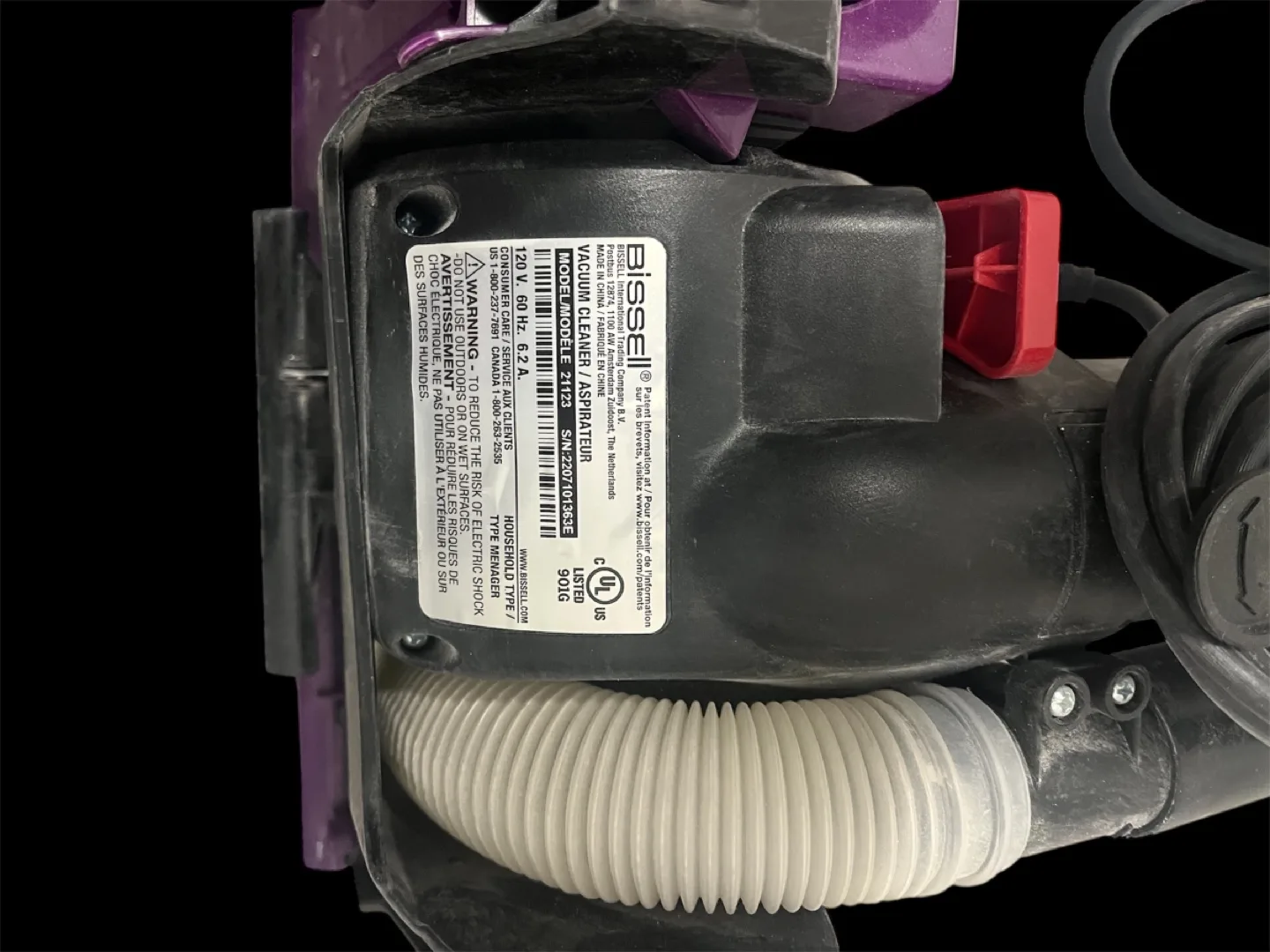 Bissell PowerForce Compact Vacuum - Model 21123 image indicator(4)