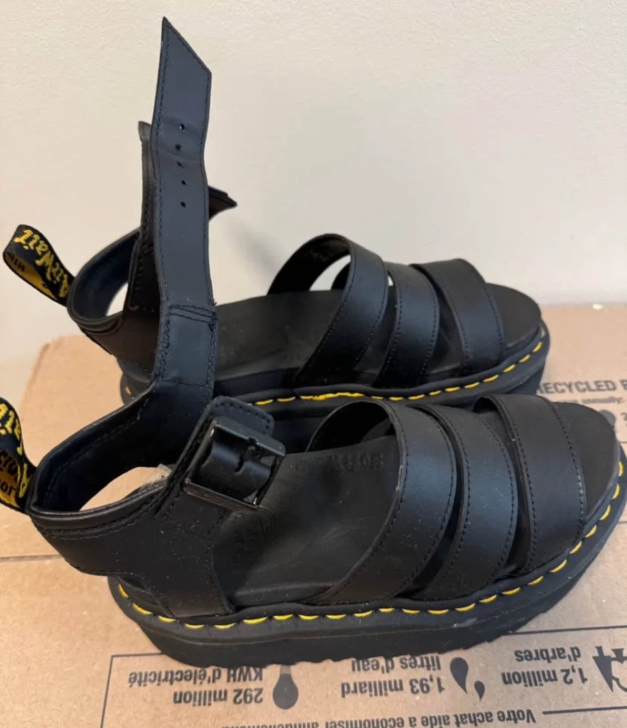 Dr. Martens Black Sandals thumbnail
