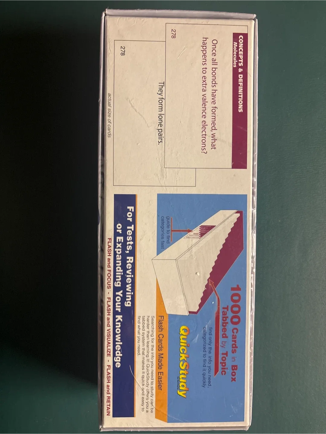 Chemistry Flash Cards - QuickStudy - 1000 Cards image indicator(2)