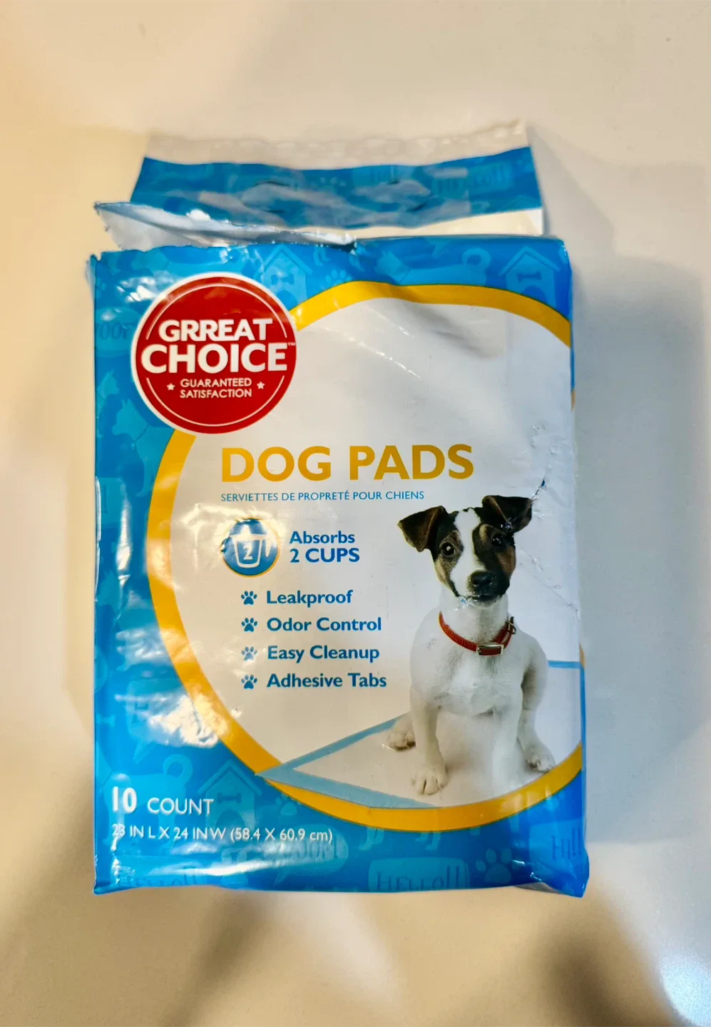 Great Choice Dog Pads - 10 Count (9 pads left) thumbnail