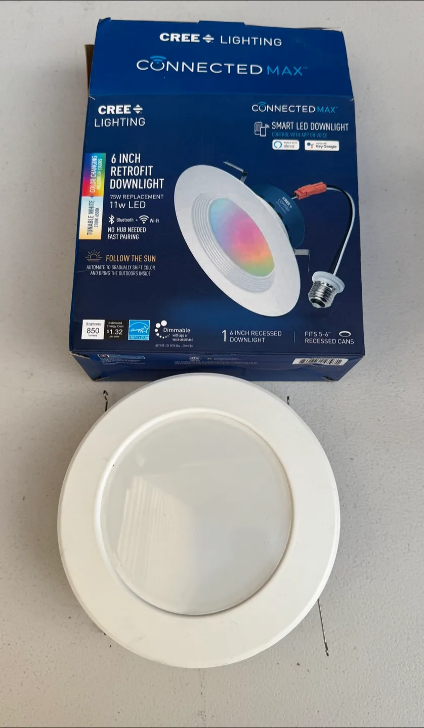 Cree Lighting Connected Max 6-inch Retrofit Downlight thumbnail