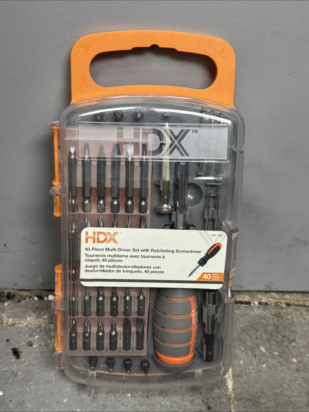 HDX 40-Piece Multi-Driver Set with Ratcheting Screwdriver