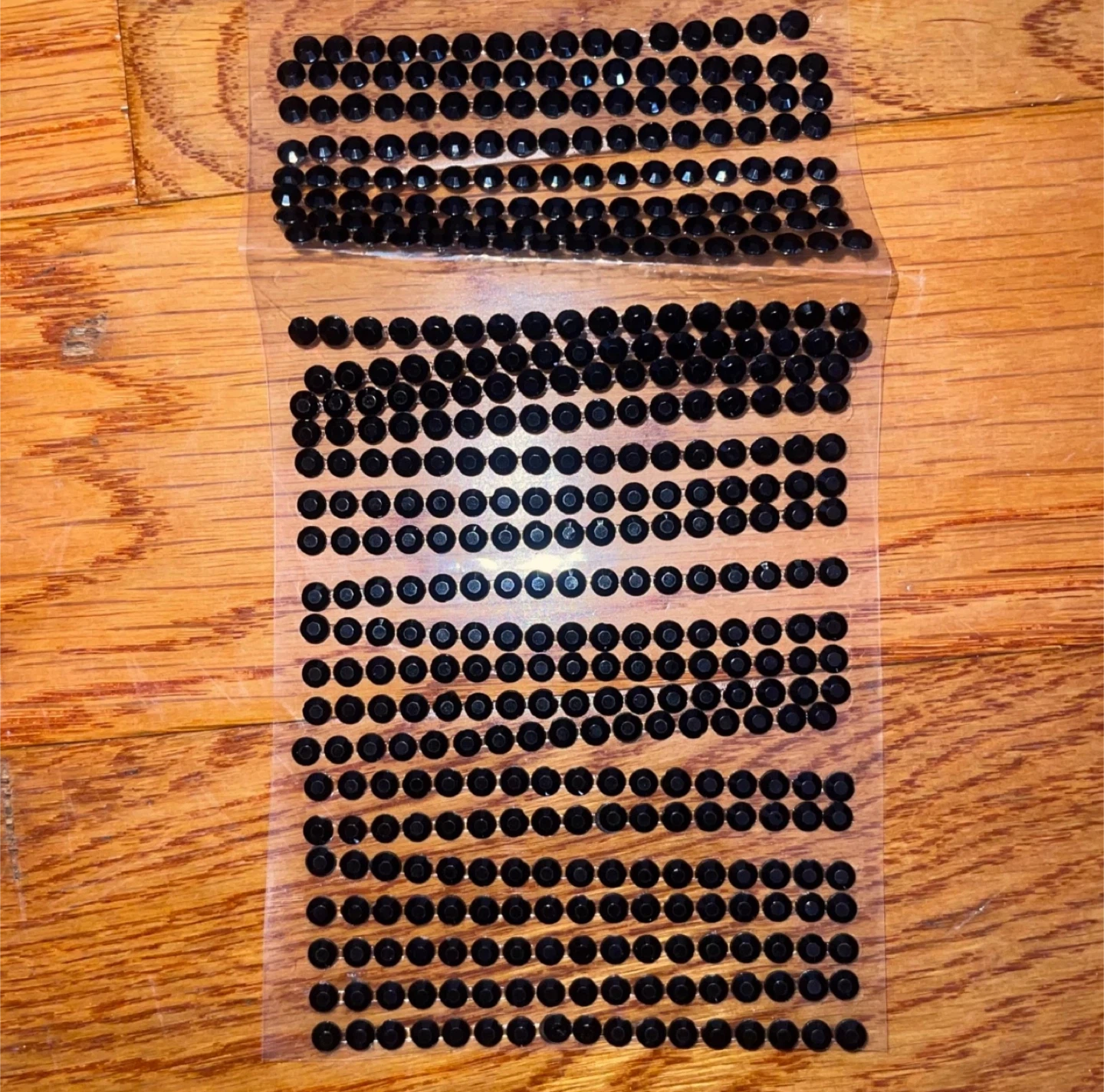458 Black Round 5mm Self Adhesive Rhinestone Sticker Gems