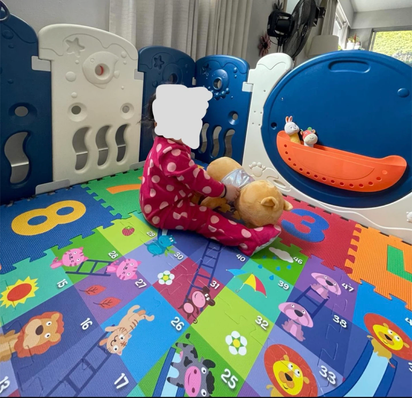 Kids Playpen with Basketball Hoop - photo 2