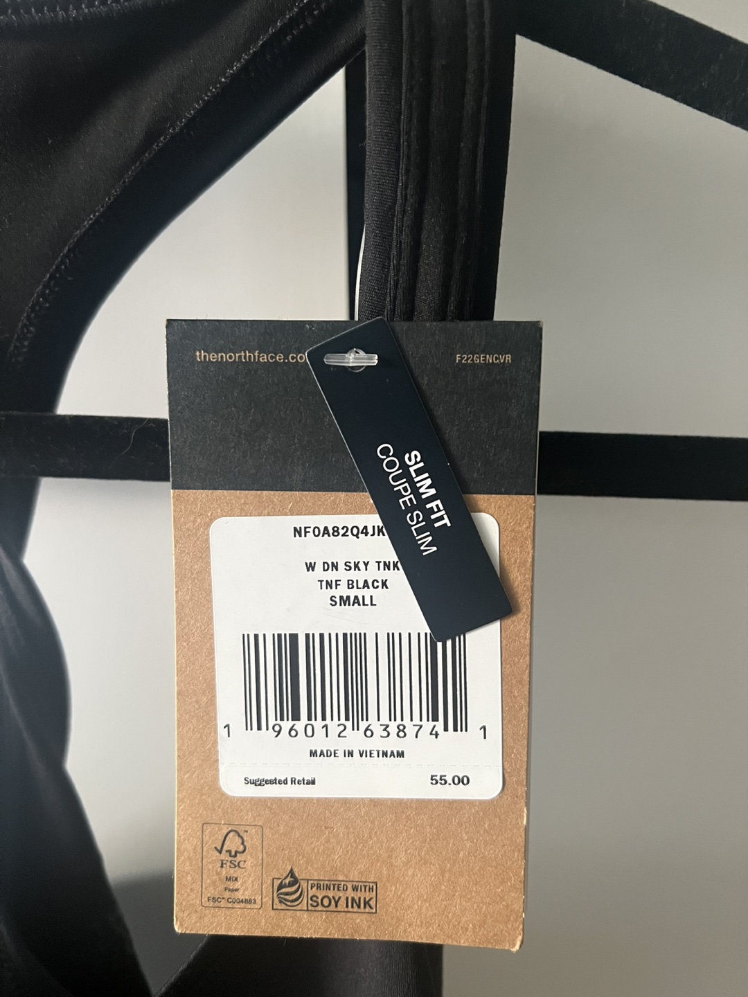New The North Face Black Tank Top - Size Small - photo 2