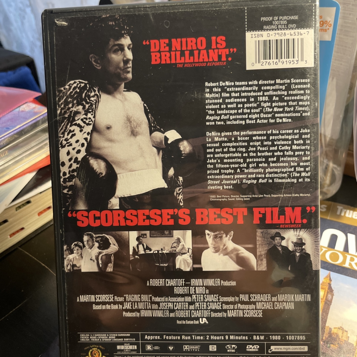 Raging Bull DVD - Robert De Niro, Scorsese - photo 2