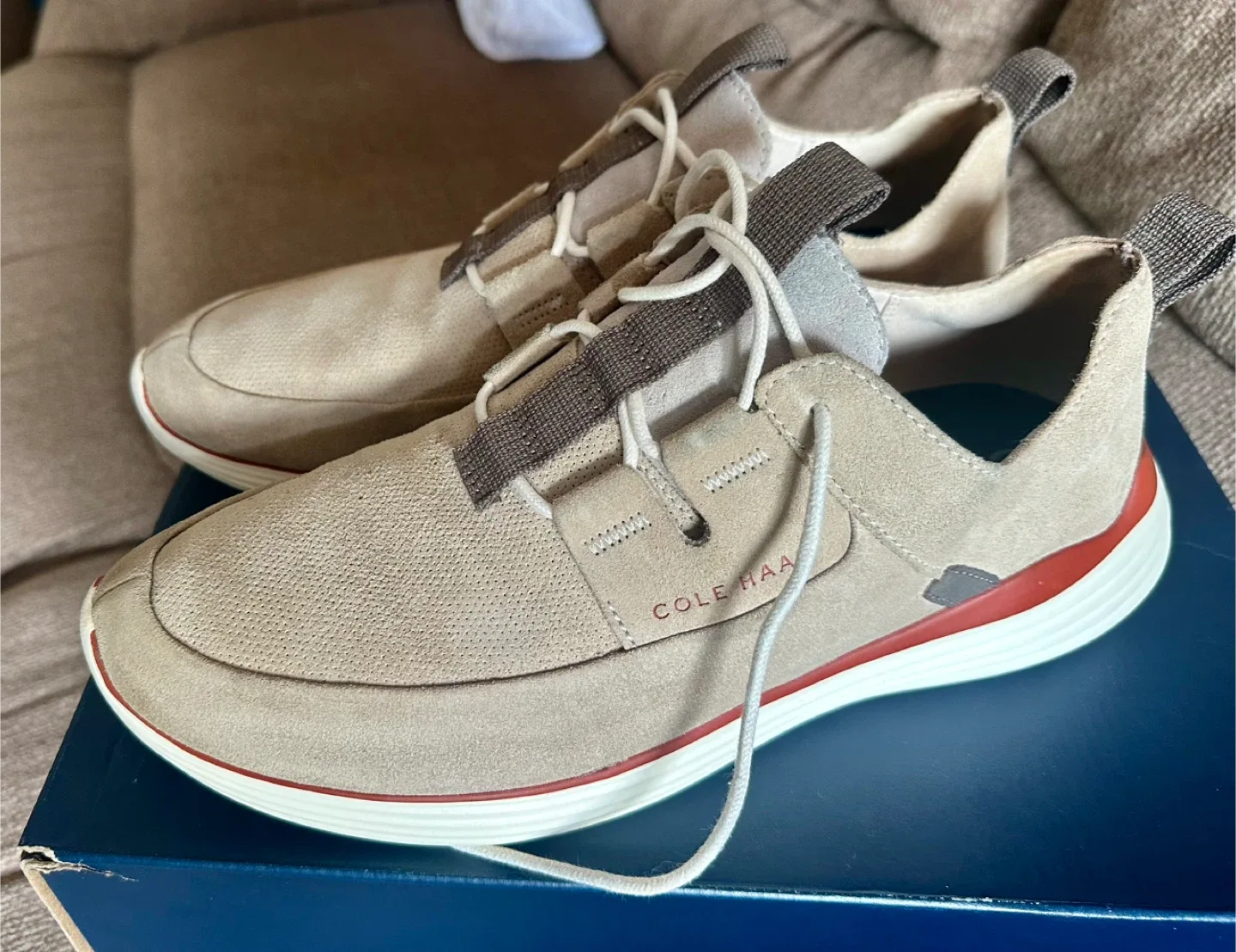 Cole Haan Grandsport Sneakers Sesame/Ivory Size 10.5 image indicator(8)