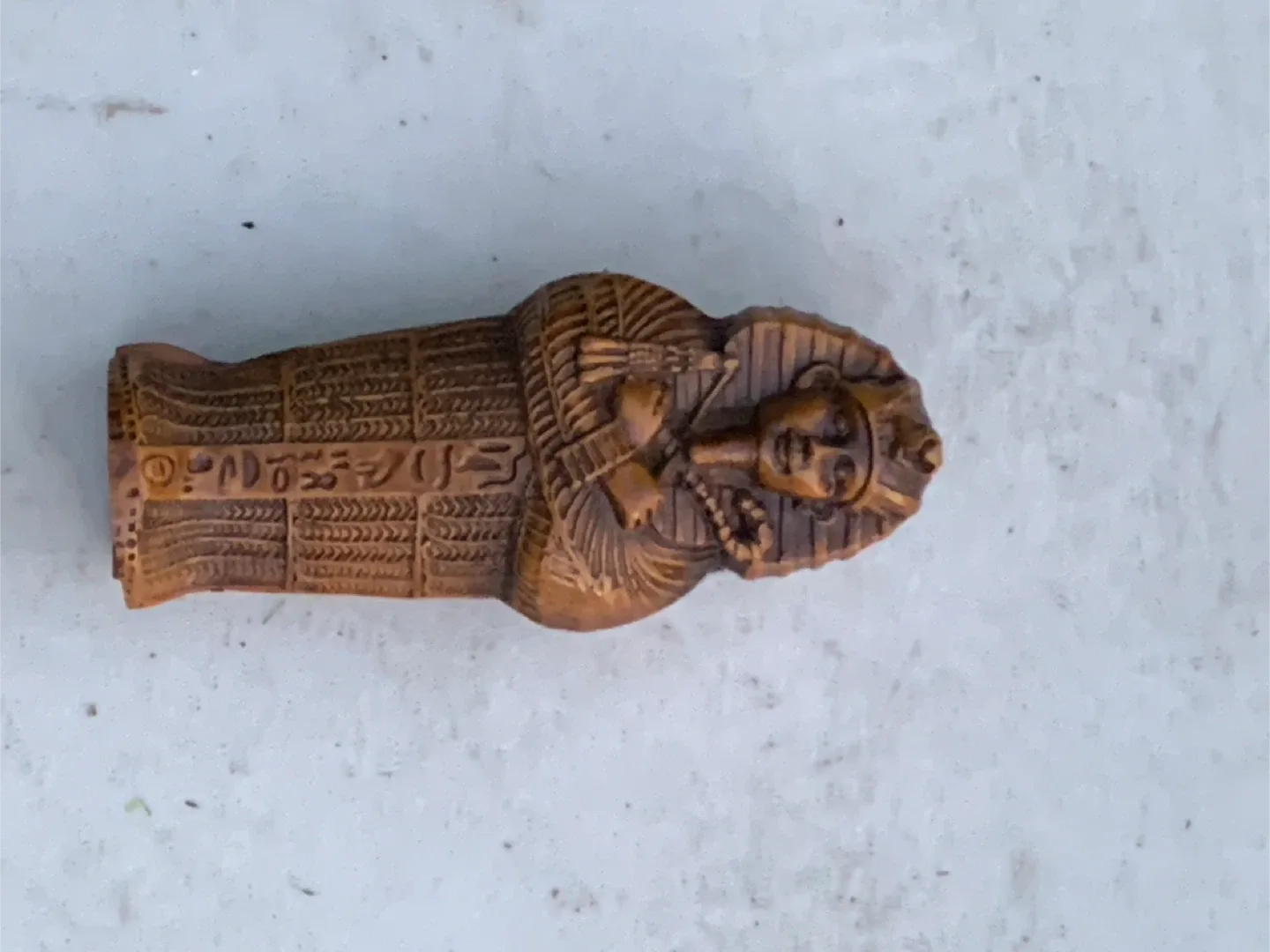 Vintage Egyptian Pharaoh Mummy Figurine thumbnail