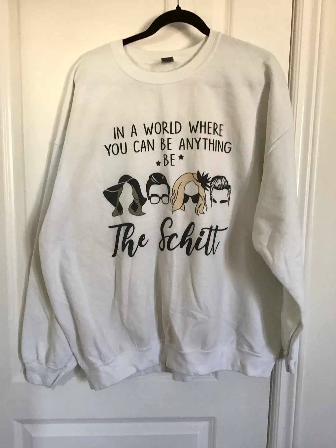 Gildan Schitt's Creek White Sweatshirt - 2XL thumbnail
