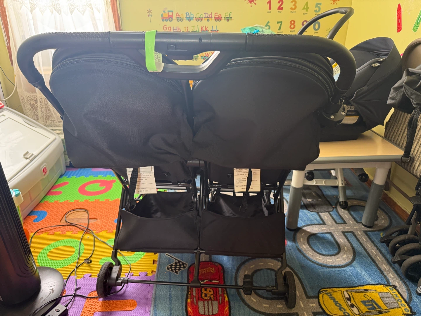Mompush Double Stroller - Black - photo 3