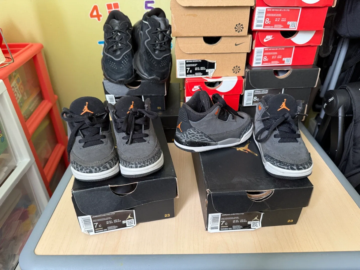 Baby shoes size 4C, 7C, 8C