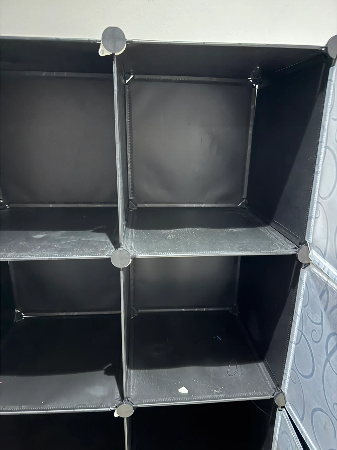 12-Modular Cube Storage Shelf - Black & Grey - photo 3